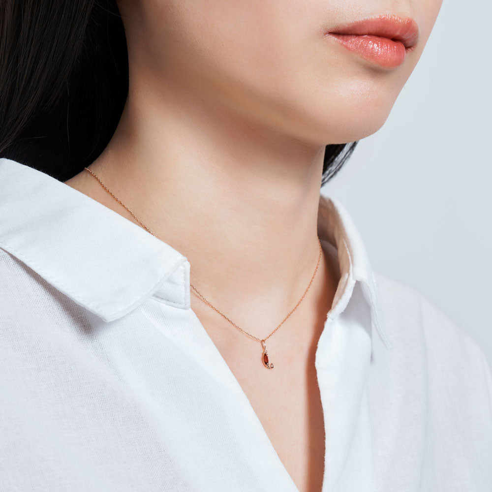 K10PG エビ ネックレス｜63-8835