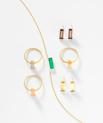 SV925 スモーキークォーツ リング｜96-2605