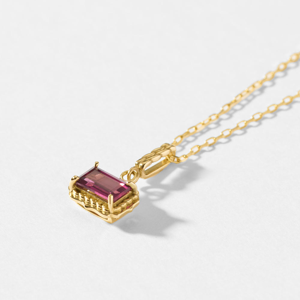 【2026 Autumn Collection】K10  ロードライトガーネット ネックレス ｜96-1512