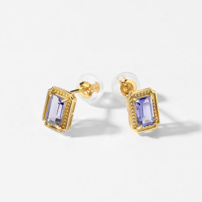 【2026 Autumn Collection】K10  アイオライト ピアス ｜96-3363