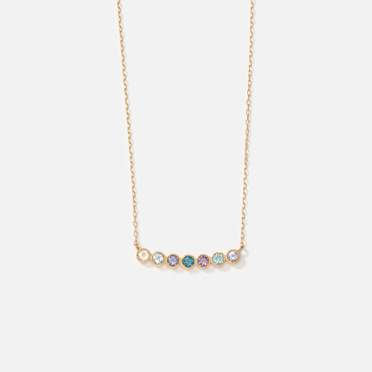 K18 Multicolor Stone Necklace | 60-9117-9118