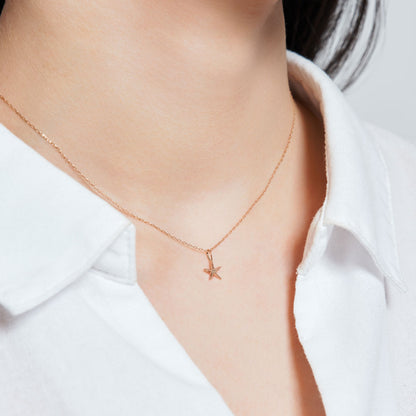 K10PG ヒトデ ネックレス｜63-8837