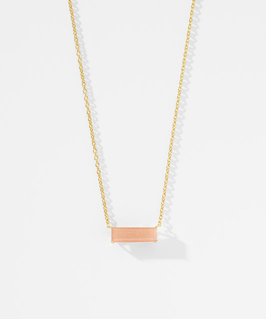 SV925 オレンジムーンストーン ネックレス｜96-1607