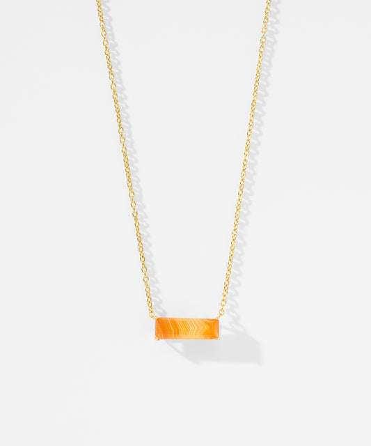 SV925 ストライプアゲート ネックレス｜96-1606