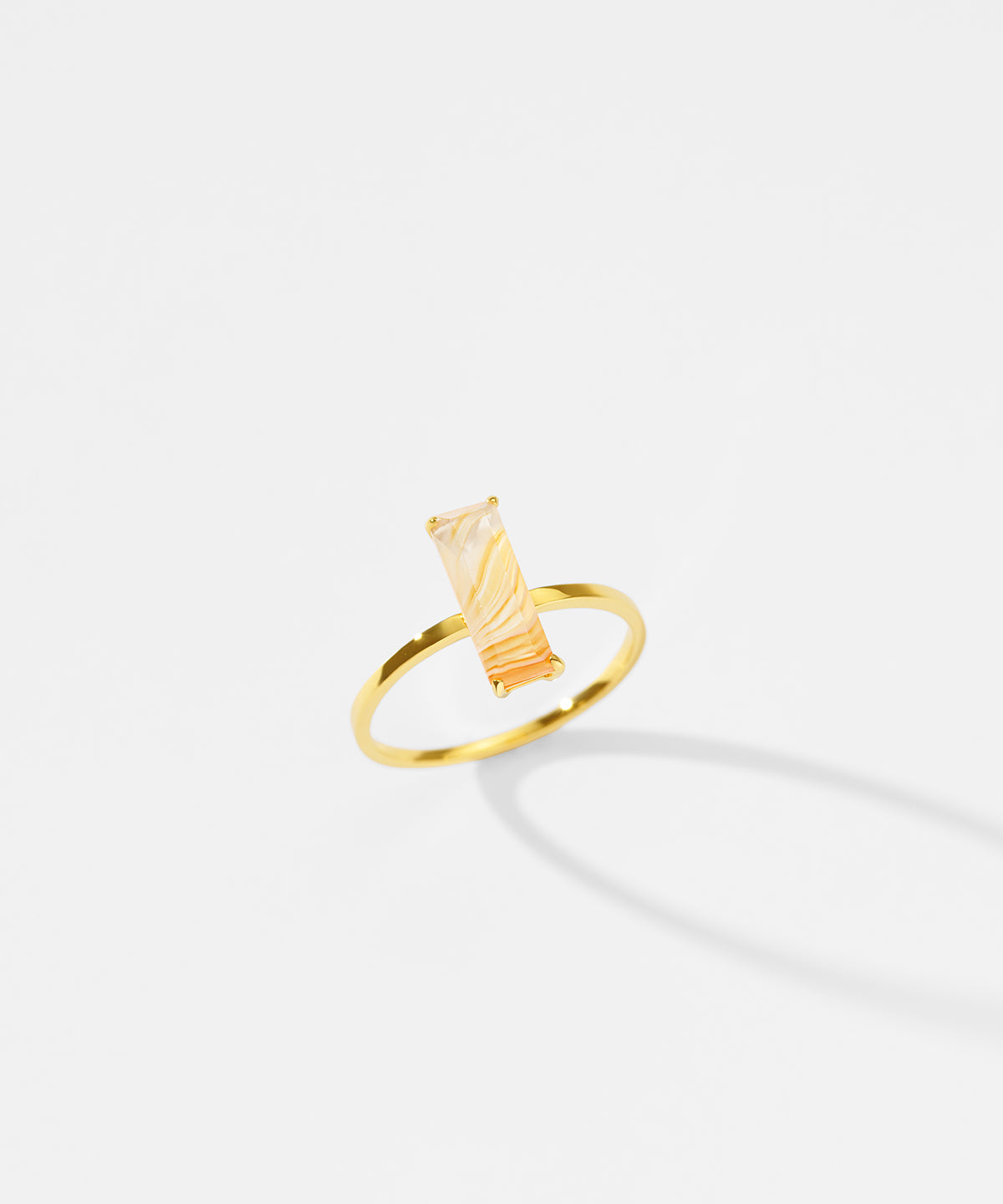 SV925 ストライプアゲート リング｜96-2606