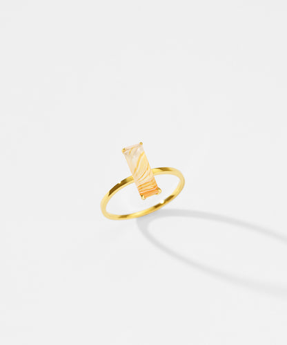 SV925 ストライプアゲート リング｜96-2606