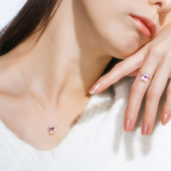 winter collction バイカラーアメジスト