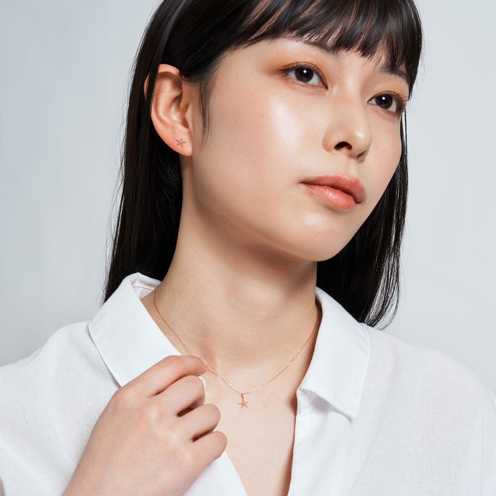 K10PG ヒトデ ネックレス｜63-8837