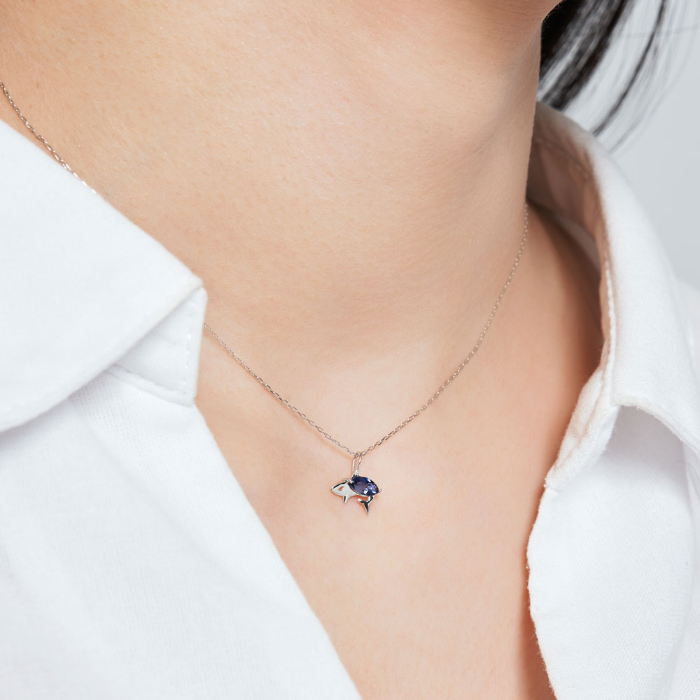 K10WG サメ ネックレス｜63-8836