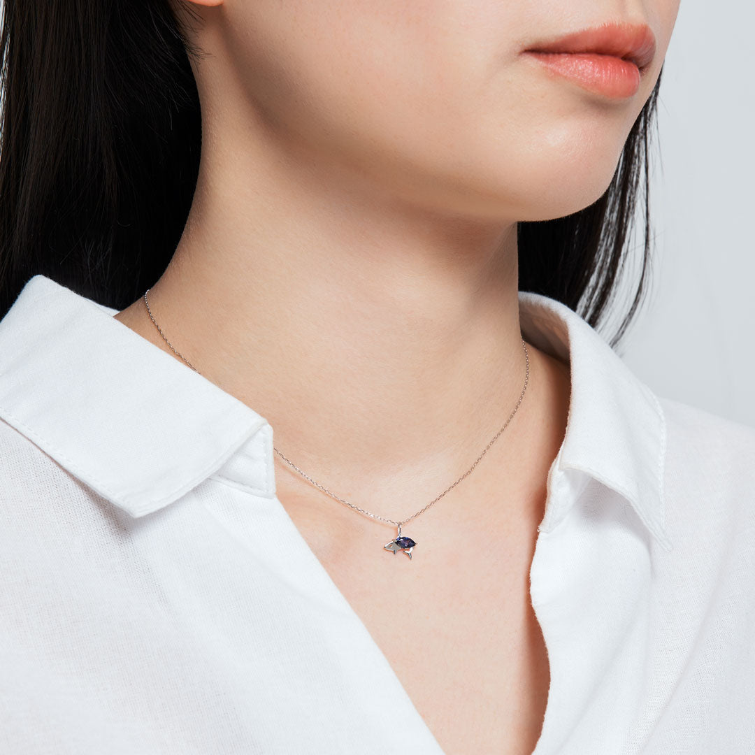 K10WG サメ ネックレス｜63-8836