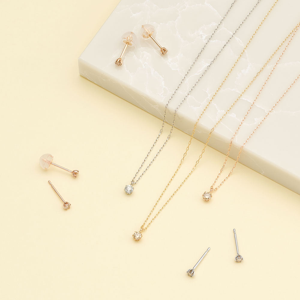 K10 ダイヤモンド 0.08ct ネックレス | 63-3819 – L&Co.