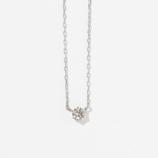 プラチナ ダイヤモンド 0.10ct ネックレス ｜63-7879
