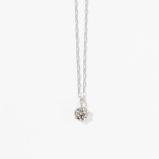 プラチナ  ダイヤモンド 0.10ct ネックレス ｜63-7878