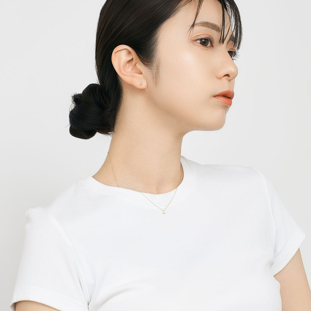 K10 ダイヤモンド 0.08ct ネックレス | 63-3819 – L&Co.