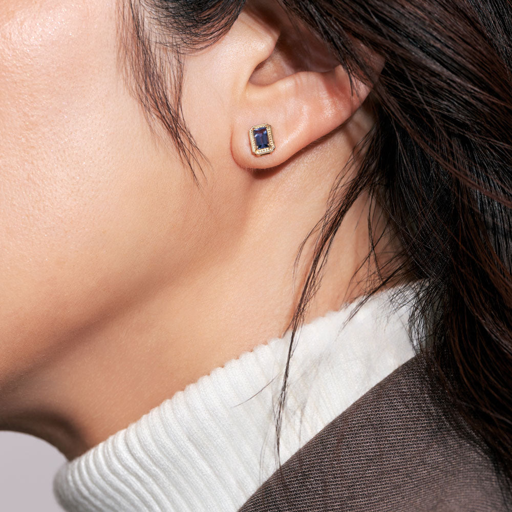 【2026 Autumn Collection】K10  アイオライト ピアス ｜96-3363