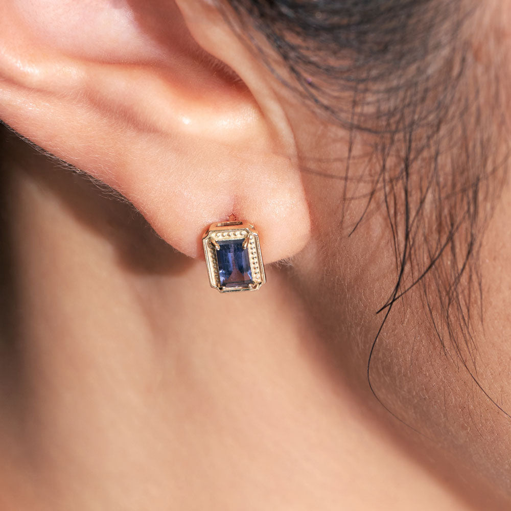 【2026 Autumn Collection】K10  アイオライト ピアス ｜96-3363