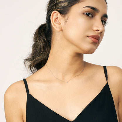 Pt900 ダイヤモンド 0.08ct ネックレス | 63-3817