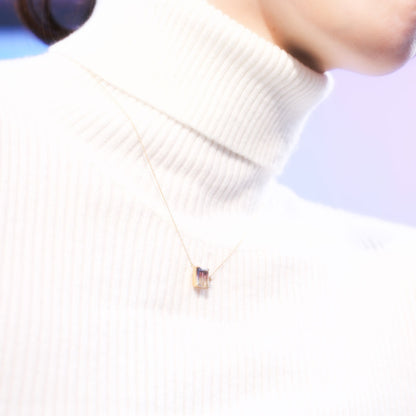 【Winter Collection】K10 バイカラーアメジスト ネックレス | 60-9337