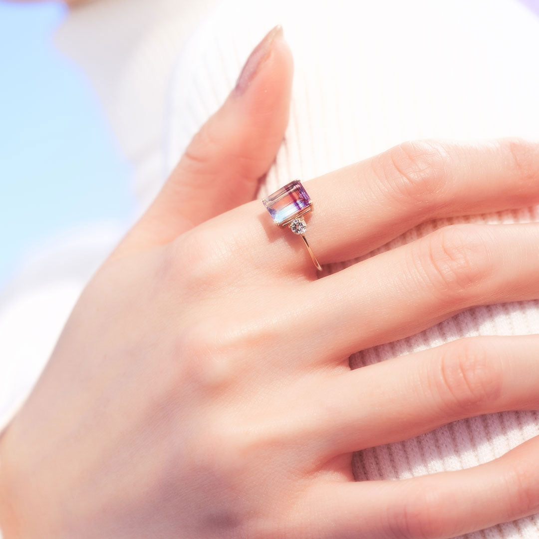 ete　エテ　K10 レインボーフローライト リング Winter Collection】K10 レインボーフローライト リング | 31-4997 – L&Co.