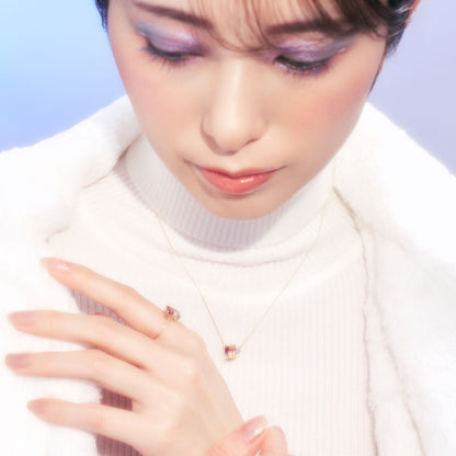 【Winter Collection】PT900 バイカラーアメジスト ネックレス | 60-9339