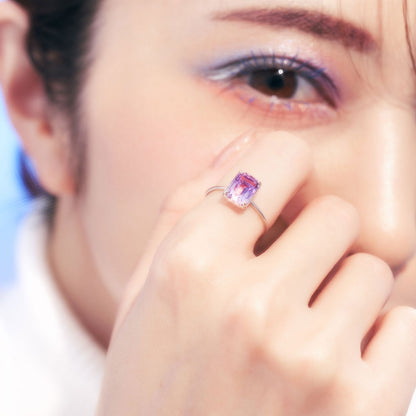 【Winter Collection】PT900 バイカラーアメジスト リング | 31-4998