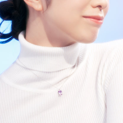 【Winter Collection】PT900 バイカラーアメジスト ネックレス | 60-9339