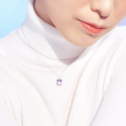 【Winter Collection】PT900 バイカラーアメジスト ネックレス | 60-9339