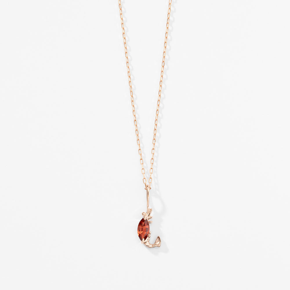 K10PG エビ ネックレス｜63-8835