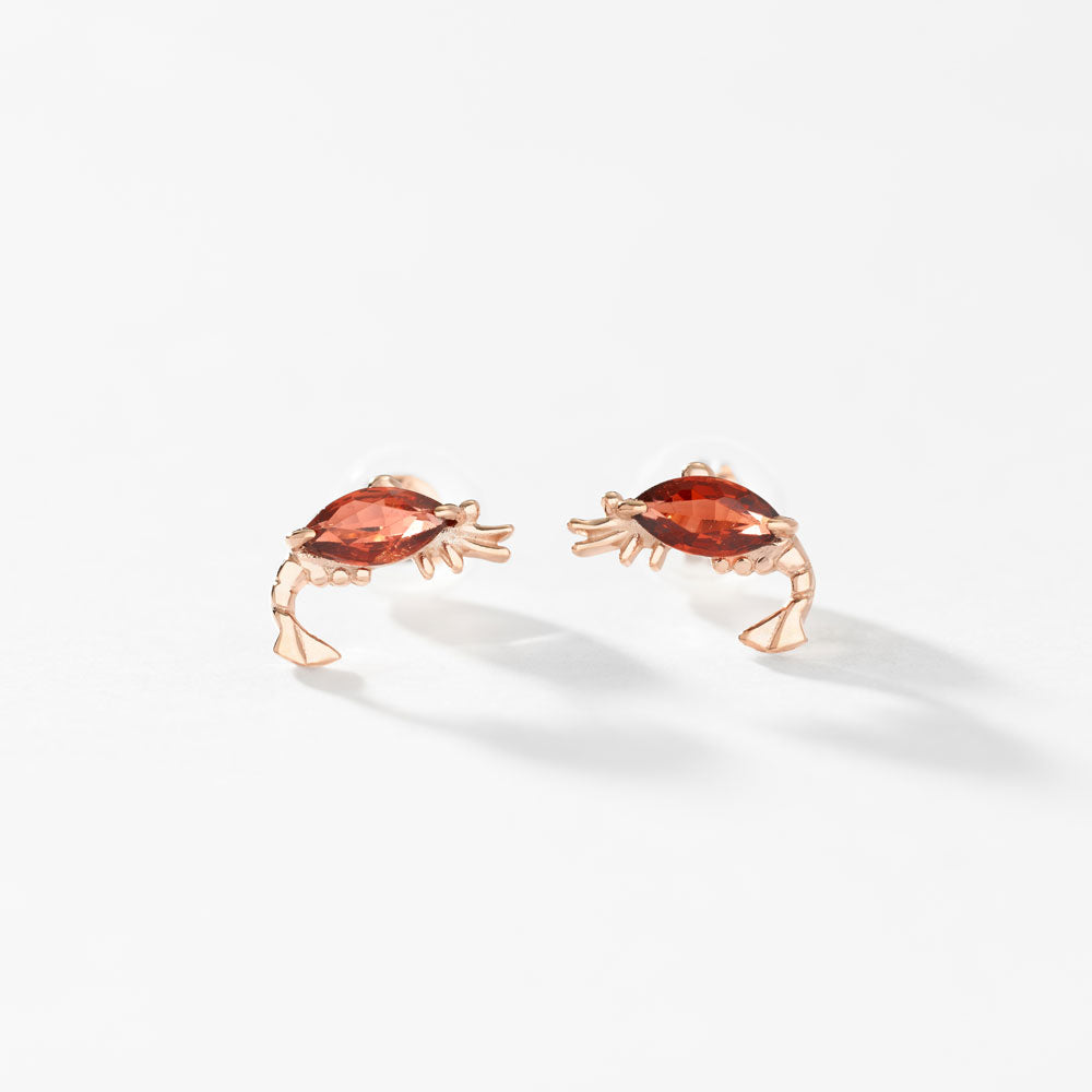 K10PG エビ ピアス｜43ｰ8686