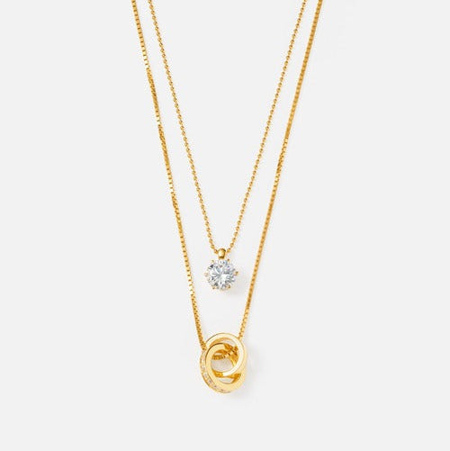 SV925 2連ネックレス（サークル） | 64-9385