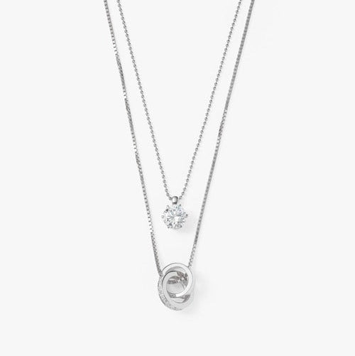 SV925 2連ネックレス（サークル） | 64-9384