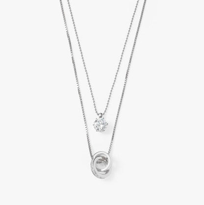 SV925 2連ネックレス（サークル） | 64-9384