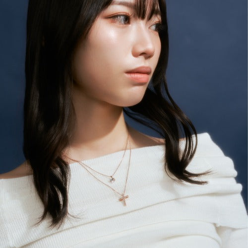 御売約御礼　925刻印のペンダントネックレス+ギミック二連ネックレス＋SVピアス SV925 2連ネックレス（クロス） | 64-9387 – L&Co.