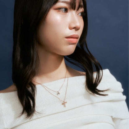 SV925 2連ネックレス（クロス） | 64-9387