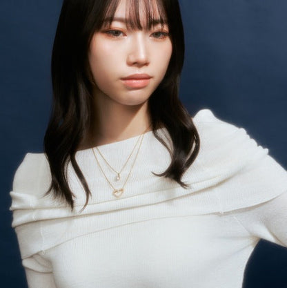 SV925 2連ネックレス（ハート） | 64-9391