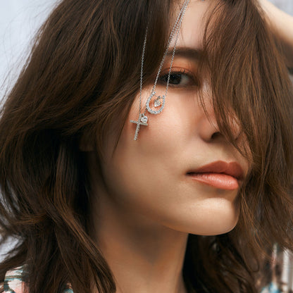 SV925 2連ネックレス（馬蹄） | 64-9380