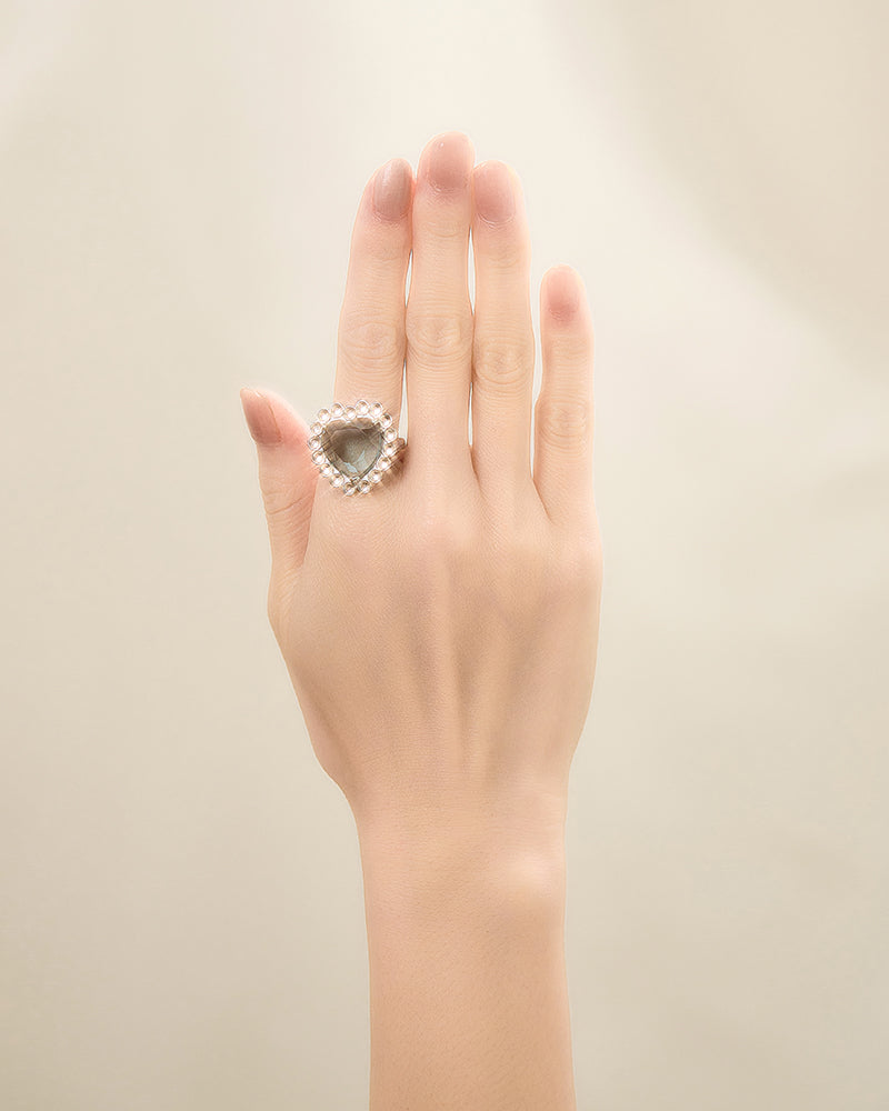 【pwink】"Toy Jewelry" Big Heart Ring｜20-5045-5054