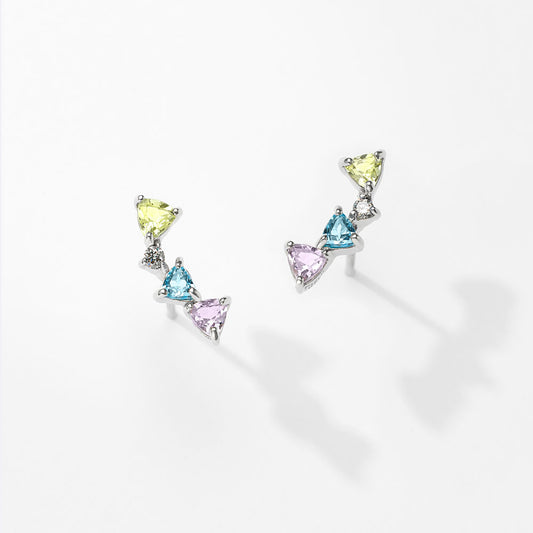 【2025 SummerCollection】Pt900 カラーストーンピアス  ｜96-3353