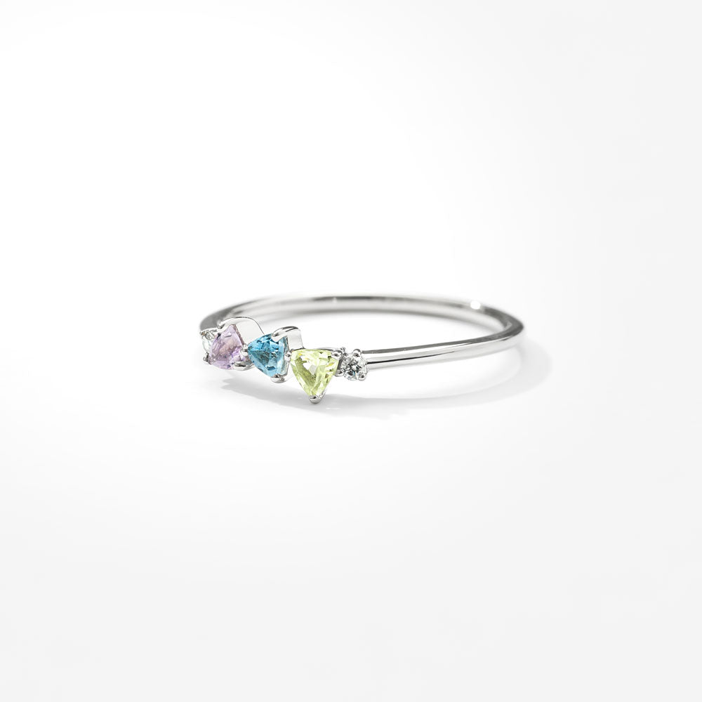 【2025 SummerCollection】Pt900 カラーストーンリング  ｜96-2238