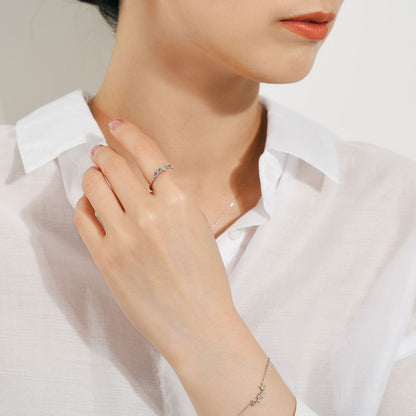 【2025 SummerCollection】SV925 カラーストーンネックレス  ｜96-1502