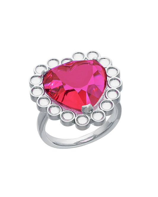【pwink】"Toy Jewelry" Big Heart Ring｜20-5045-5054
