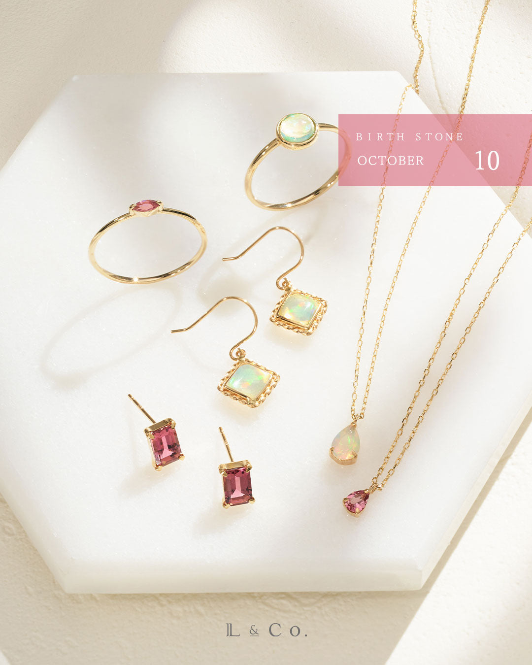 L & Co. ゴールド ネックレス l-co_63-8199