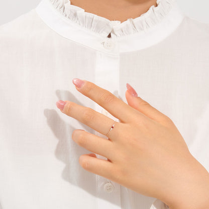 【受注生産】K10 ガーネット＆ダイヤモンド リング｜36-1811