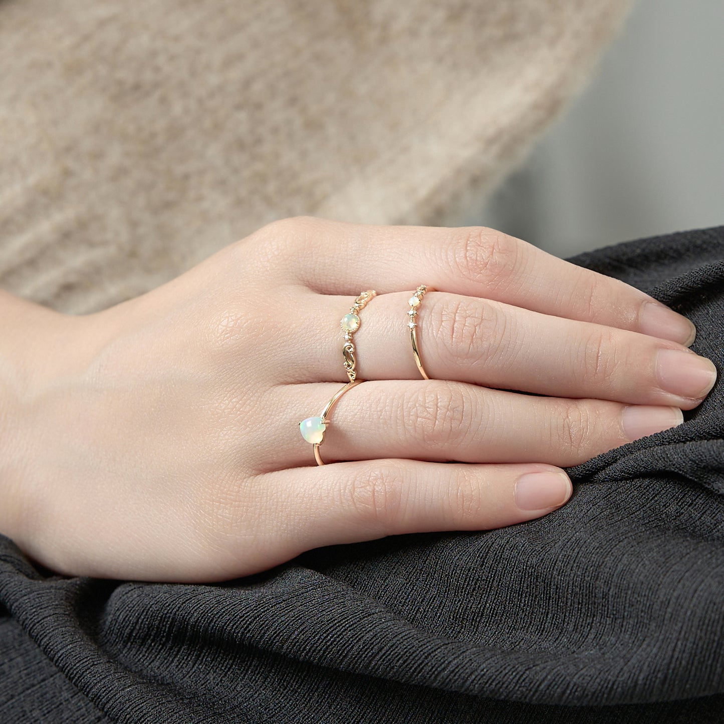 [Made to order] K10 Opal Ring | 31-4811