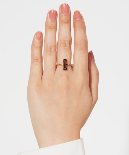 SV925 スモーキークォーツ リング｜96-2605