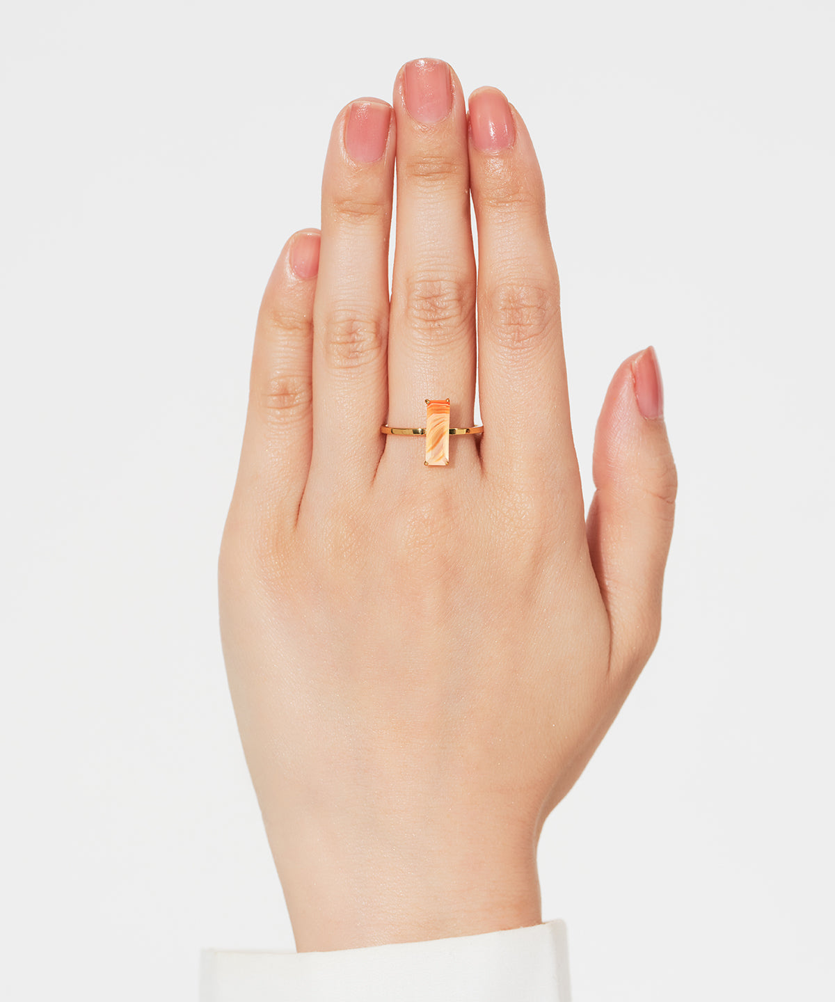 SV925 ストライプアゲート リング｜96-2606