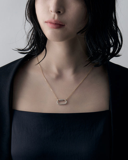 【BEACE】ESSENTIAL NECKLACE K18/SV