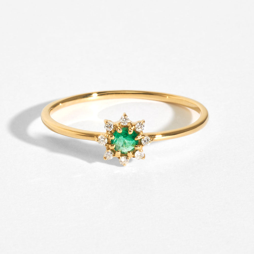 [Made-to-order] K18 birthstone ring｜96-2103-2114