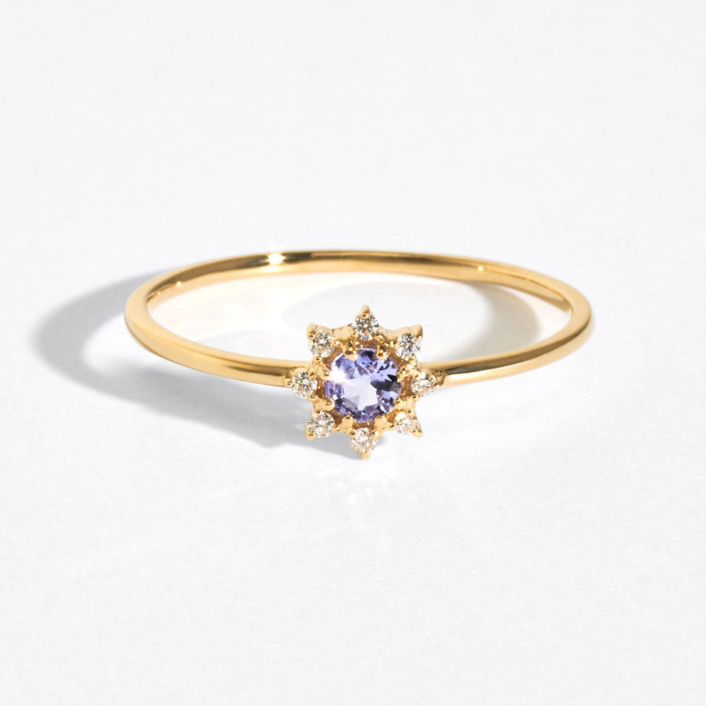 [Made-to-order] K18 birthstone ring｜96-2103-2114