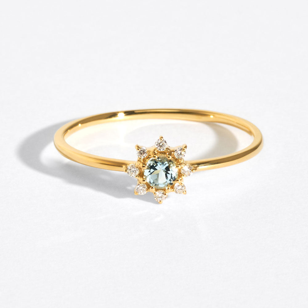 [Made-to-order] K18 birthstone ring｜96-2103-2114